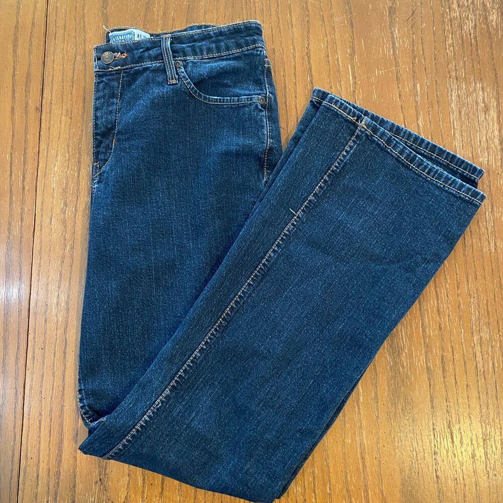 Classic Signature by Levi Strauss Dark Wash Bootcut Jeans Size 10 Stretch Denim